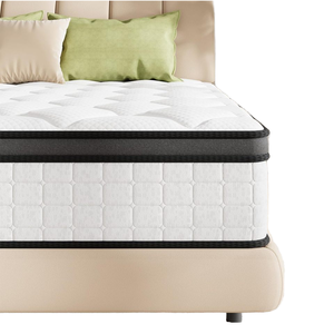 Matelas COSTFULL en tissu respirant <span class=keywords><strong>tricot</strong></span>é, <span class=keywords><strong>mousse</strong></span> à mémoire de forme adaptative, sécurité ignifuge, soutien dynamique, meubles de chambre à coucher - Product Image 1