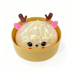 Quirky Realistic Bun Squeeze <b>Toy</b> Novelty TPR Sensory Fidget for Stress Relief and Fun <b>Desk</b> Accessory Emotional Venting - Product Image 3