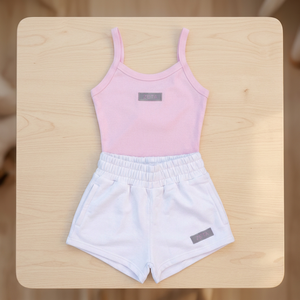 Conjunto de Verano de Alta Calidad para Mujer, Top sin Mangas y Pantalones Cortos, Top sin Mangas con Pantalones Cortos Cómodos - Product Image 1