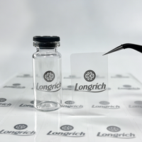 Étiquette autocollante transparente en vinyle BOPP de luxe, imprimée sur mesure, imperméable, avec feuille d'argent, pour flacons en verre