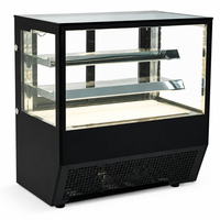 Jinfugui Porte en verre commerciale Double température Affichage des boissons Refroidisseur 450L vertical Boisson Réfrigérateur