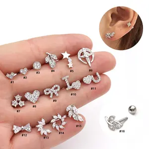 Boucles d'oreilles Piercing, Cartilage d'oreille, nouveauté 2020