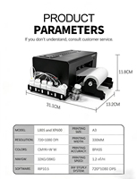 Impresora DTF A3 XP600 para Película PET Digital y Estampado Textil de Camisetas