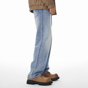 JACK & JONES Jjichris Jjoriginal Sq 855 Noos Jnr Jeans in Denim Vintage a Gamba Dritta 100% Cotone Lavaggio Chiaro Vita Media - Product Image 4