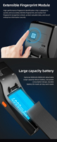 Precio de fábrica directo Android portátil PDA 58MM recibo impresora térmica 2D QR escáner de código de barras GMS certificado POS Terminal