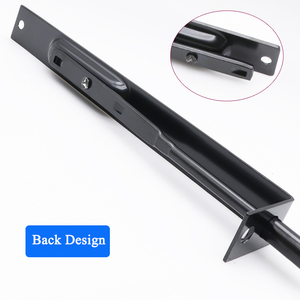 Chốt Ẩn Bề Mặt Thép Không Gỉ Kéo Đẩy Chốt Xả Cửa Gắn Chốt Màu Đen - Product Image 5