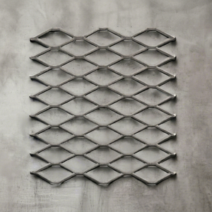 Tôle de métal expansé en aluminium industriel léger à mailles losangées - Product Image 1
