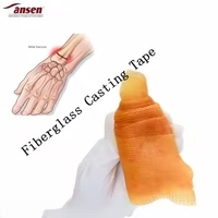 Bande de fixation en fibre de verre à séchage rapide, imperméable, respirante, multicolores, multi-tailles, pour la fixation des fractures osseuses