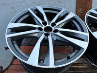 Velg Xinlin 17-19 Inch Gunmetal Machine Face Multi Spoke Aluminium Alloy Monoblock Forged 5x112 untuk Aud A4 A5 A6 A7 A8 S4 S5