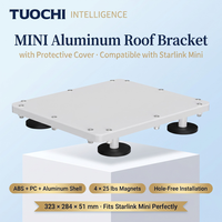 Support magnétique réglable robuste pour Starlink Mini, capacité 220 lbs, 4 aimants, en aluminium, étanche, pour toit de voiture, camping tout-terrain