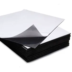 Wholesale Price Strong Rubber Magnetic Paper A5 A4 Size 4x6inch Magnet Sheet 4r Rubber Magnetic Sheet with 3M Adhesive