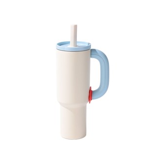 40oz Leak Proof Stainless Steel Tumbler Vacuum Insulated Water <b>Bottle</b> With Handle Lid Travel Tumbler With <b>Straw</b> - Product Image 5