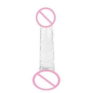 Dildo Vibrador Portátil AV Stick, Dispositivo de Masturbación Femenina Transparente, Producto Sexual para Adultos, Dildo Simulado - Product Image 4