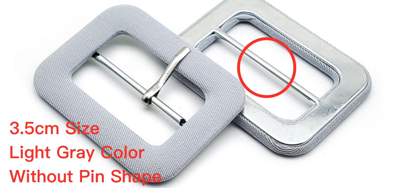 Colore Grigio Chiaro 3,5CM Senza Spilla