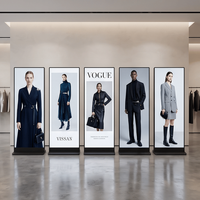 Écran vidéo LED pliable Vislat P2.5 pour affichage publicitaire intérieur, signalisation numérique portable, étanche, prêt à l'emploi