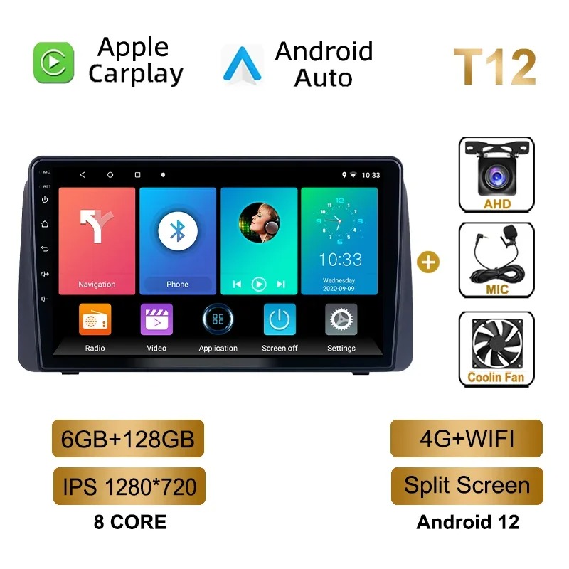 T12 6-128 Go Caméra 4G