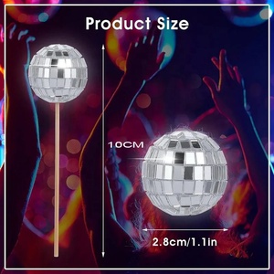 ท็อปเปอร์เค้กทรง<span class=keywords><strong>ลูกบอล</strong></span>หลากสีสัน ประดับตกแต่งคัพเค้กสำหรับงานวันเกิด - Product Image 2