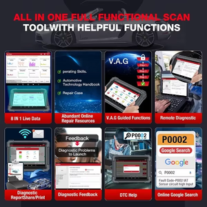 오리지널 런치 X431 PRO TT 전체 시스템 양방향 스캔 도구 DBSCar VII 커넥터 37 + 모든 자동차 자동 ECU 온라인 코딩 재설정 - Product Image 2