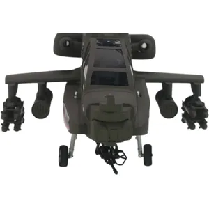 FLISHRC Roban AH-64 Apache Green 500 Tamaño Escala Helicóptero Cuatro Palas de rotor GPS con control de vuelo L7 BNF - Product Image 2