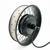 Kit de conversion de moteur de moyeu arrière à rayons pour vélo électrique, pour vélo à pneus larges de 20 pouces (20x4.0), compatible 80 km/h, 60V, 72V, 3000W, pour usage sur neige