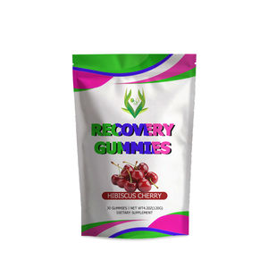 Gummies de récupération OEM à marque privée, supplément de récupération musculaire saveur cerise avec potassium, reconstituant les électrolytes - Product Image 1