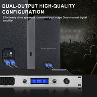 Amplificateur stéréo audio haute qualité TNH PA500 à double sortie, amplificateur numérique 2 canaux 1u, amplificateur de puissance 500W*2 pour haut-parleur, scène, maison, karaoké