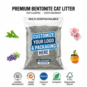 Dust Control Bentonite <b>Cat</b> <b>Litter</b> Odor Block Pure Source <b>Cat</b> <b>Litter</b> Sand Green Secure Rapid Forming Bentonite <b>Cat</b> <b>Litter</b> - Product Image 5