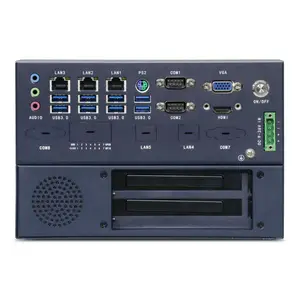 Ipc Aluminum Alloy Intel Embedded Fanless Mini PC With Expandable Slot And SSD WIFI/4G Industrial Computer