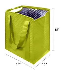 Sac isotherme jetable à usage unique en non-tissé à bas prix pour les boissons, sac à main pour les boutiques de boissons, emballage d'isolation, sac à déjeuner - Product Image 5