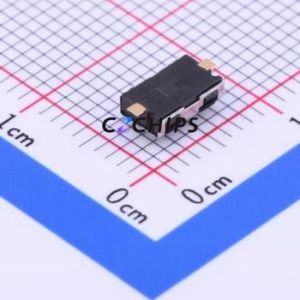 KSR223GLFG Tactile Switch SMD,3.8x6mm Switch Single Pole Single Throw Round Button 2N Vertical Mount - Product Image 2