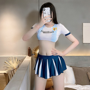 Lencería Sexy para Mujer, Disfraz de Animadora para Halloween, Cosplay, Fiesta, Equipo de Fútbol, Jersey de Messi - Product Image 5