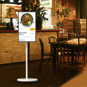 27 Inch Advertising Touch <b>Screen</b> Monitor Android 15 Portable Floor <b>Standing</b> Smart TV With HD1080 and WiFi 2.4G/5G Subscription T - Product Image 3