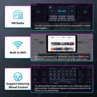 Pemutar DVD mobil, 9 10 inci navigasi GPS video radio usb sistem mobil Android layar sentuh