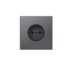 Abuk 2024 thiết kế mới EU UK push button kính siêu mỏng Bảng điều chỉnh 1/2/3/4 gang cảm ứng điện LED ánh sáng Tường chuyển đổi và ổ cắm - Product Image 4