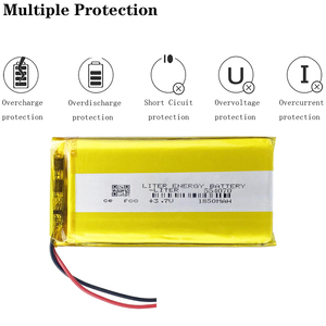 3.7V 1850mAh 554070 cellules de batterie rechargeables lithium polymère li ion pour mobile <span class=keywords><strong>GPS</strong></span> MP5 - Product Image 4