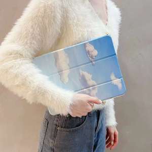 Nouvel arrivage étui pour tablette motif nuage bleu ciel et blanc antichoc couverture arrière de protection complète pour <span class=keywords><strong>iPad</strong></span> Pro 12.9 pour <span class=keywords><strong>ipad</strong></span> pro 13 - Product Image 3