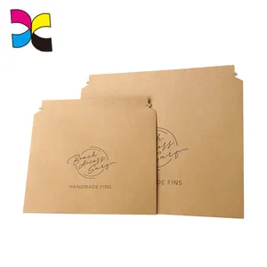 कस्टम पुनर्नवीनीकरण कठोर गत्ता कागज पैकिंग के लिए लिफाफा कार्ड