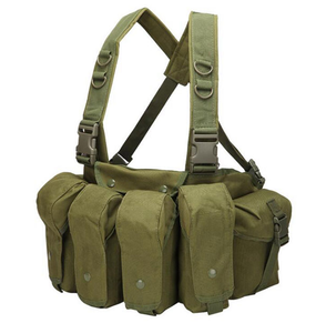 홀스터 파우치와 Yakeda 재고 방수 훈련 유니폼 위장 야외 하이킹 전술 조끼 Molle 가슴 장비 - Product Image 3