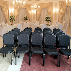 Vente Chaude Chaises Empilables en Métal pour Hôtel, Mobilier de Fête, Événement et Banquet, Vente en Gros Pas Cher - Product Image 1
