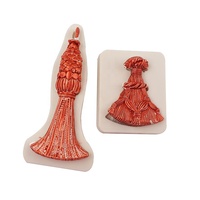 Moule en silicone pour gâteau en pâte à gomme Motif décoratif pour gâteau en fondant/Outils pour gâteau