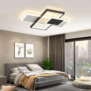 미니멀리스트 사각 천장 샹들리에 모던 심플 아크릴 플러시 마운트 천장 조명 거실용 - Product Image 3