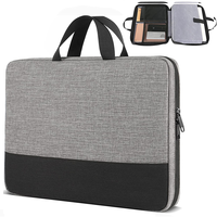 Pochette pour ordinateur portable OEM en nylon multicolore de 15.6 pouces pochette durable pour mallette de transport d'ordinateur professionnel pochette de travail unique bon marché