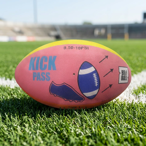 Ballon de rugby professionnel personnalisé cousu à la main pour les matchs et l'entraînement, léger, durable, écologique, Champ King - Product Image 1