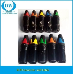 Connecteurs de câble Diwei <span class=keywords><strong>DIN</strong></span> Type <span class=keywords><strong>XLR</strong></span> 3 broches mâle/femelle avec boîtier en alliage de zinc IP67, idéaux pour l'automobile - Product Image 3