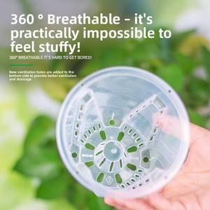 <span class=keywords><strong>Pot</strong></span> de contrôle des racines <span class=keywords><strong>pour</strong></span> orchidées, mousse d'eau, Phalaenopsis, <span class=keywords><strong>pot</strong></span> de fleurs spécial en plastique respirant creux de grande taille <span class=keywords><strong>pour</strong></span> usage domestique - Product Image 4