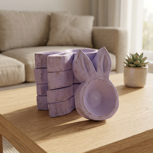 Haute qualité le lapin de pâques bol à pâte en bois lavé produit fait main de pâques décor à la maison du Vietnam - Product Image 1