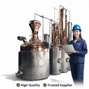 Équipement de distillation Ace 200L, alambic hybride en cuivre avec colonne de reflux et panier à <span class=keywords><strong>gin</strong></span> pour la fabrication artisanale de vodka, de <span class=keywords><strong>gin</strong></span> et de whisky - Product Image 4