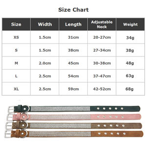 <span class=keywords><strong>Collar</strong></span> de Perro Retro de Gamuza con Pedrería, Anillo en D, <span class=keywords><strong>Collar</strong></span> de Cristal Moderno para Mascotas, Gatos y Perros, <span class=keywords><strong>Collar</strong></span> de Cuero PU Duradero con Hebilla Ajustable - Product Image 6