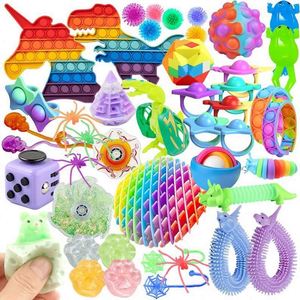 Juguetes al por mayor: Juguetes sensoriales de silicona con trinquete para niños, anillos deslizantes de metal, cubos silenciosos, juguetes sensoriales personalizados con gusano para adultos - Product Image 6