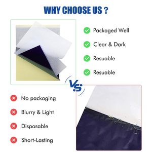 Haute qualité jetable A4 taille esprit maître tatouage transfert papier thermique pochoir carbone copieur papier pour tatouages - Product Image 5